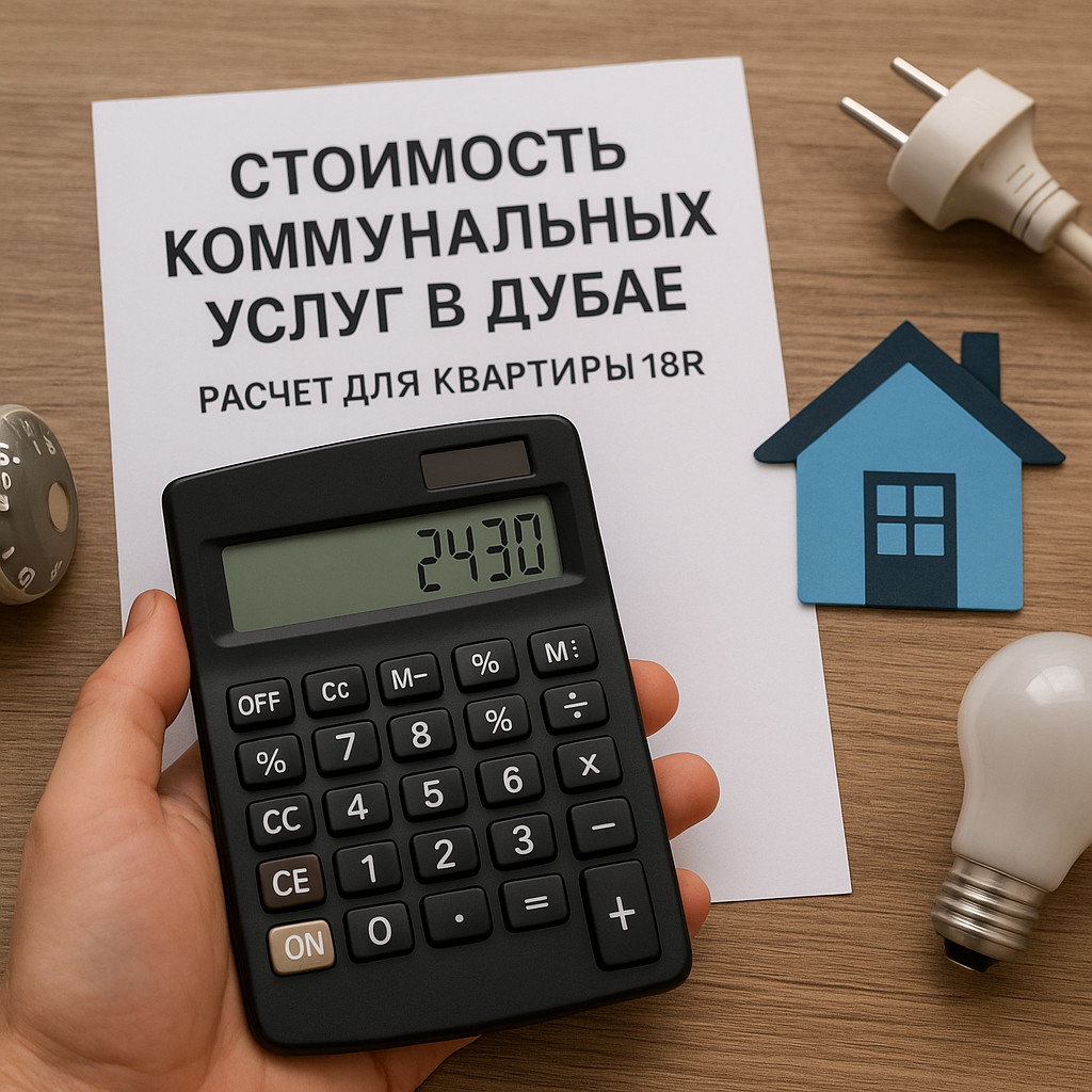 Стоимость коммунальных услуг в Дубае: расчет для квартиры 1BR