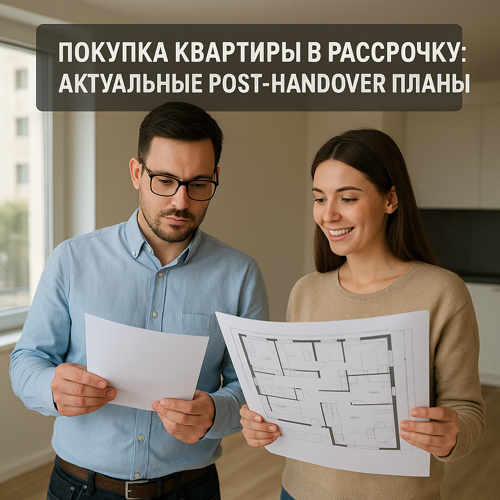 Покупка квартиры в рассрочку: актуальные Post-handover планы