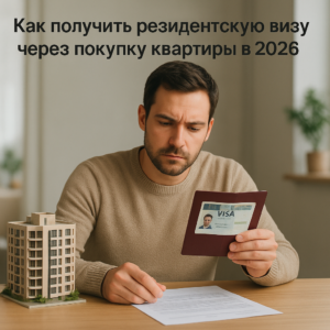 Как получить резидентскую визу через покупку квартиры в 2026