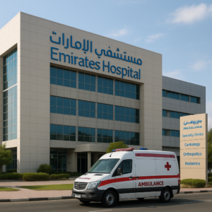 Медицинская помощь в районе: обзор госпиталя Emirates Hospital и профильных клиник